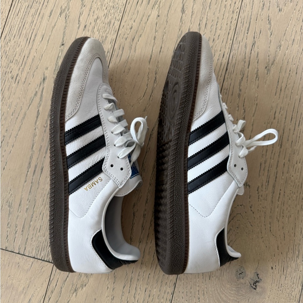 Adidas Samba White Black Sneakers